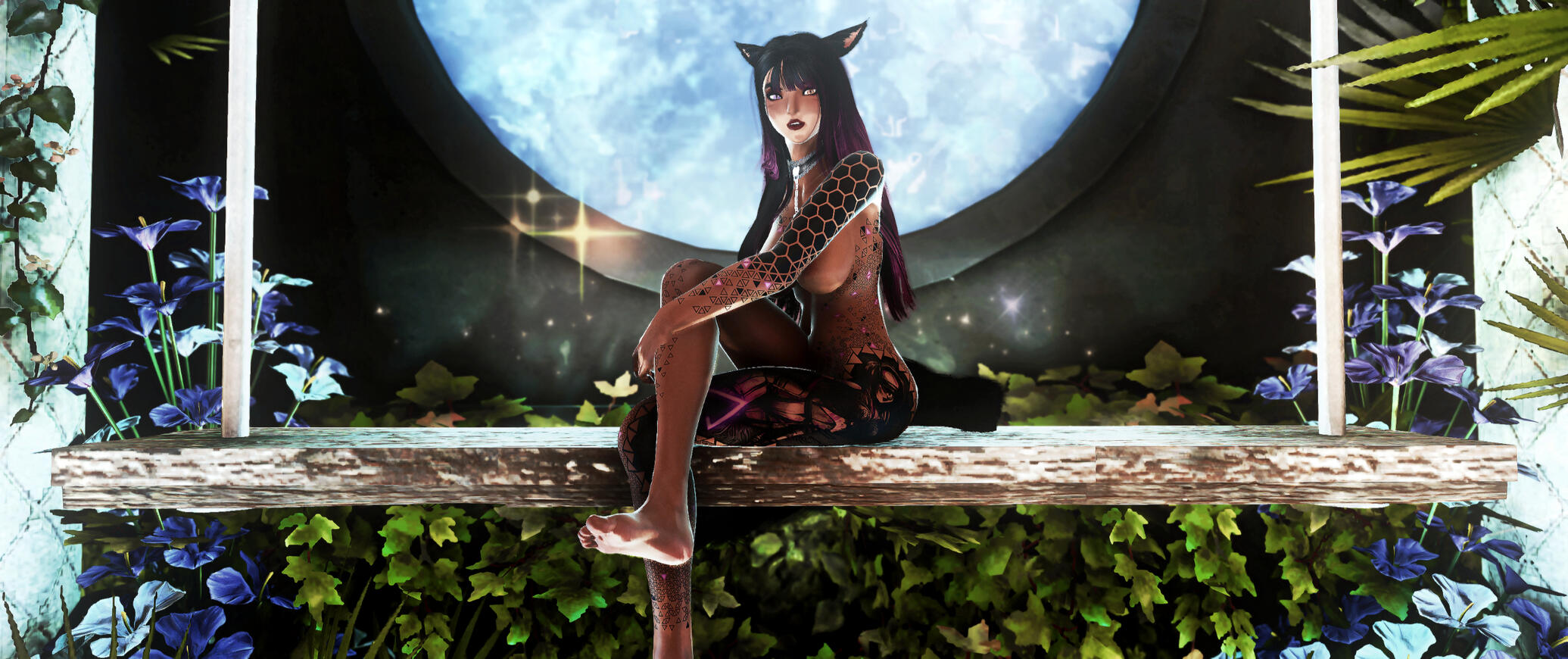 Moon-lit Dip